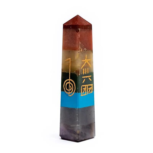 Chakra reiki obelisk