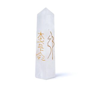 Bergkristal reiki obelisk