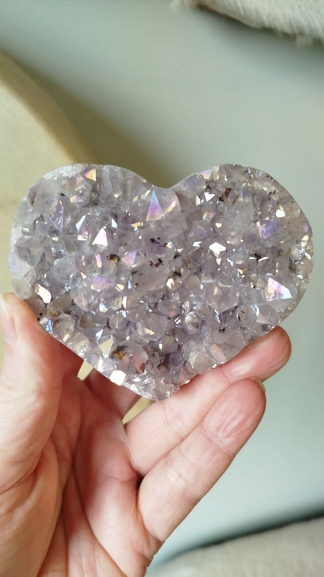 amethist hart met aura coating