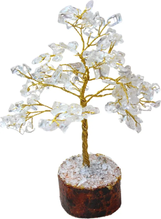 Edelsteen boompje Bergkristal ca. 18 cm