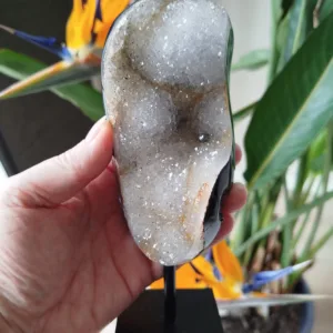 rots agaat op standaard