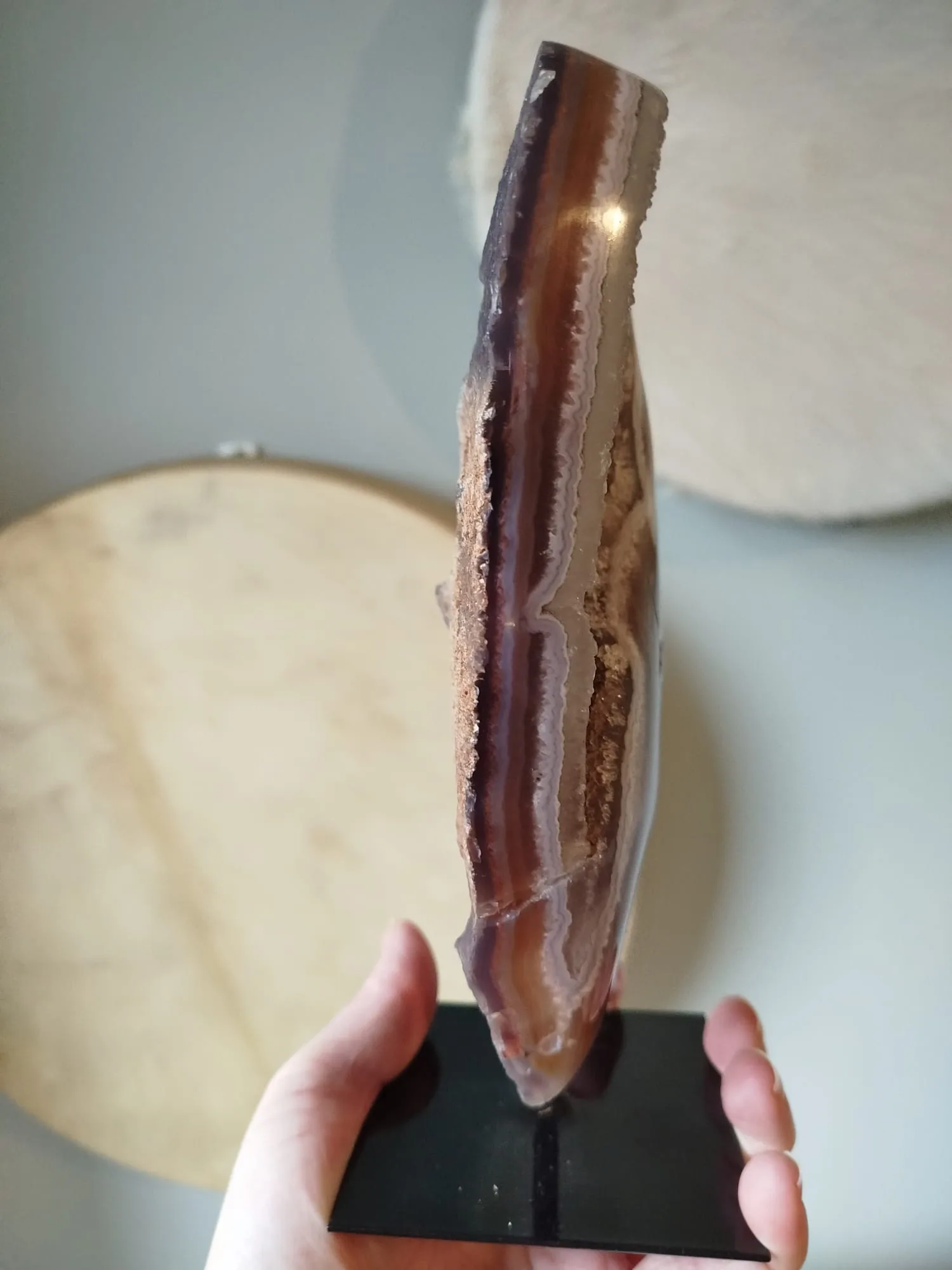 rotsagaat op standaard