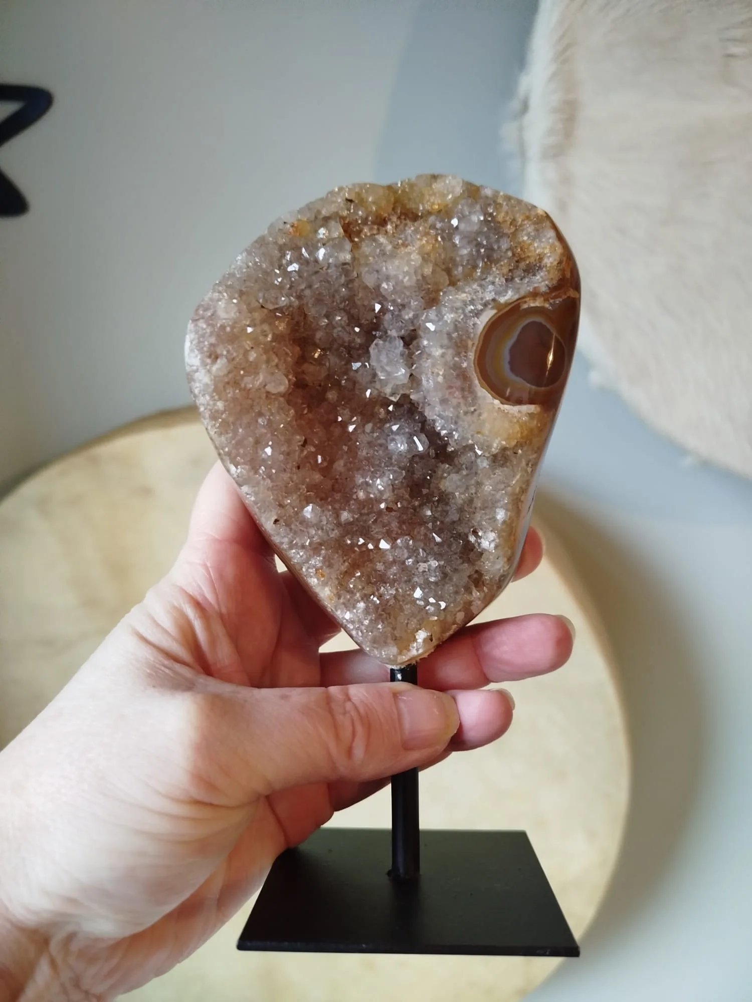 rotsagaat op standaard