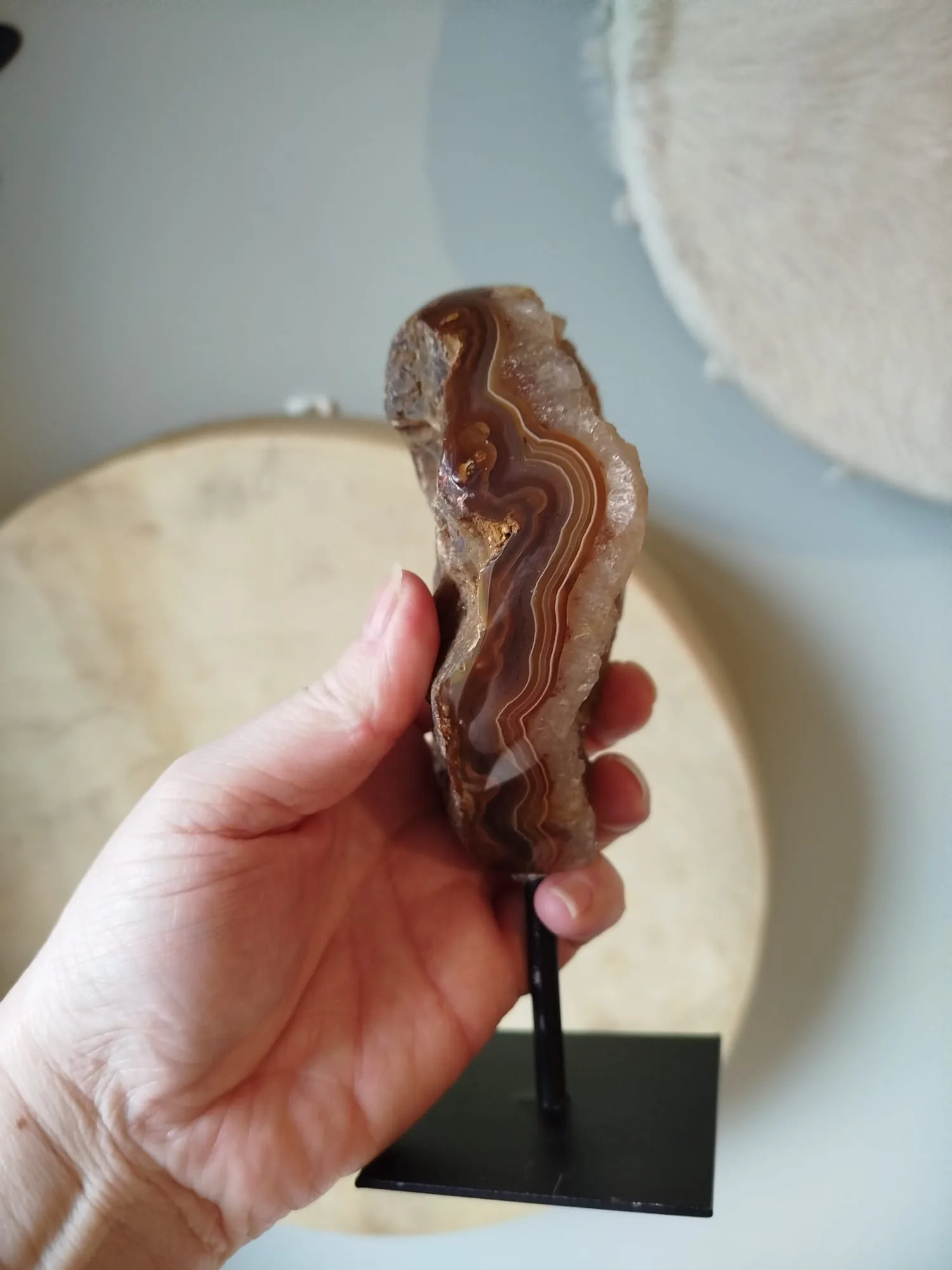 rotsagaat op standaard