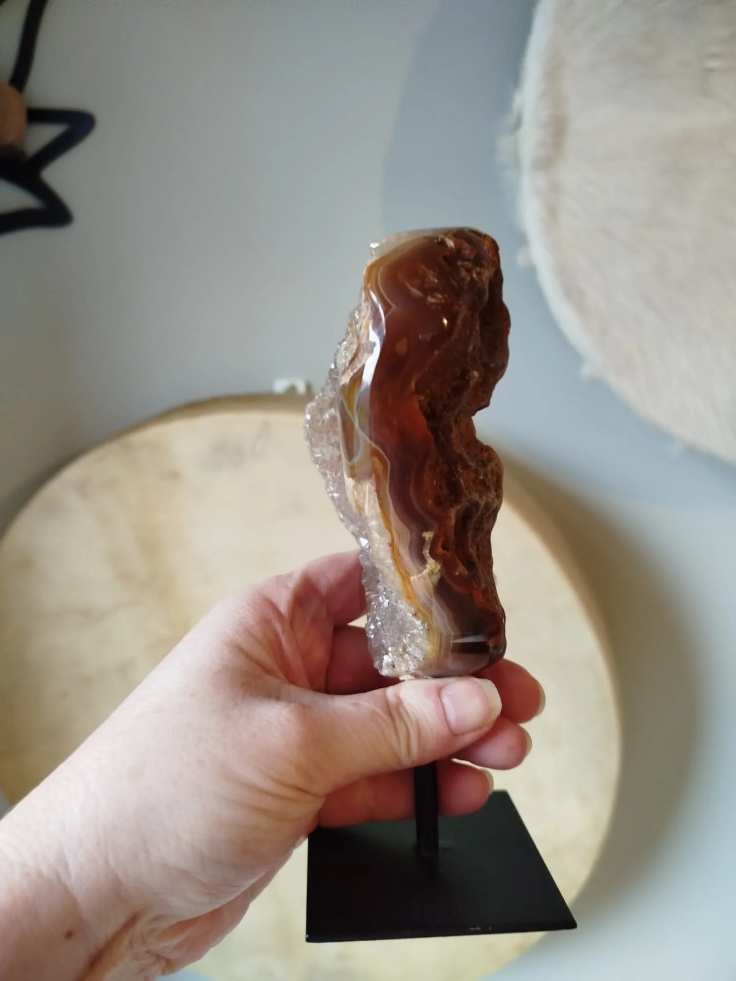 rotsagaat op standaard