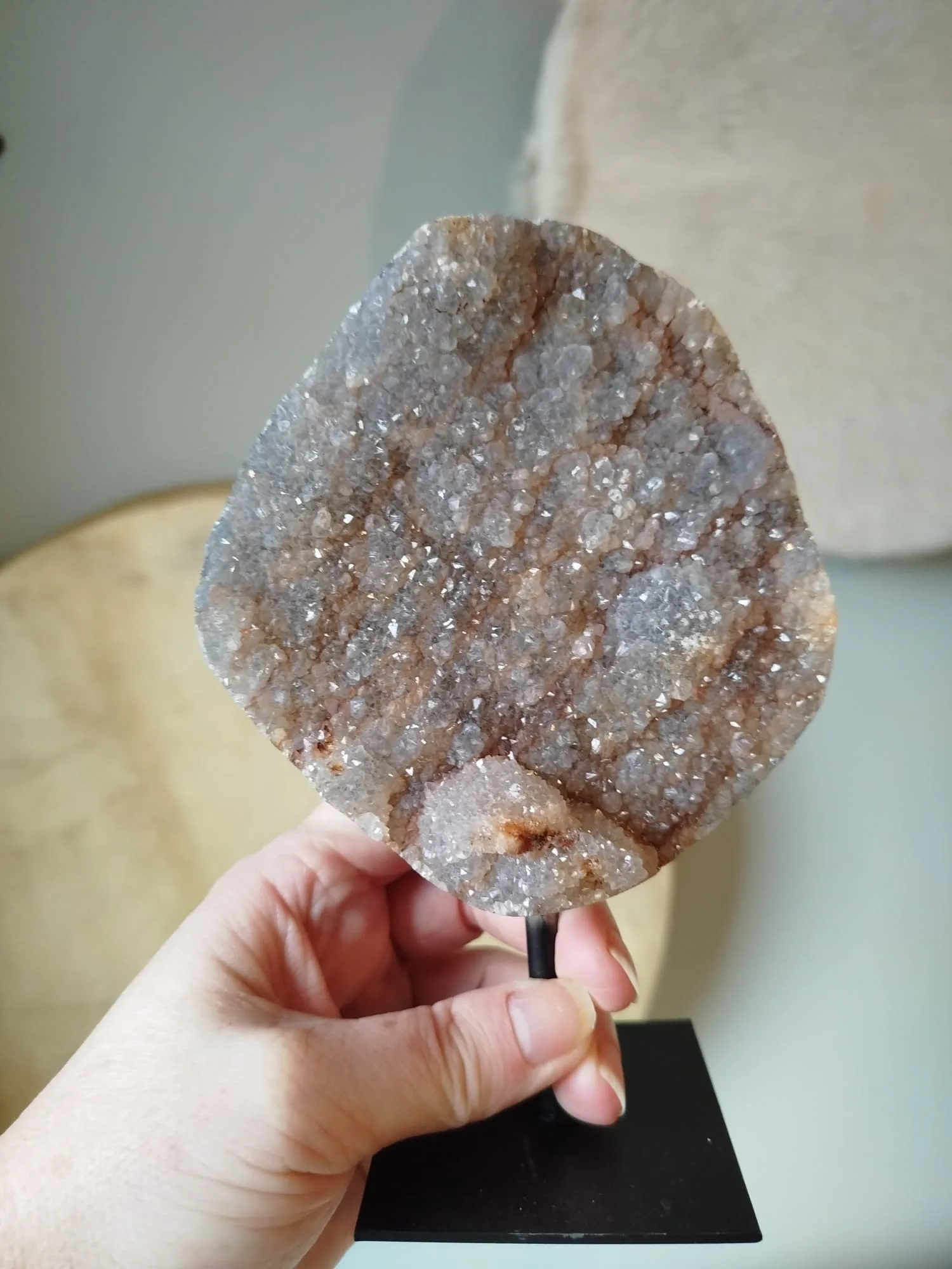 rotsagaat op standaard