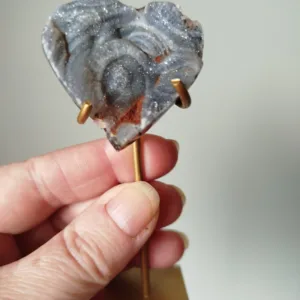 agaat hartje op standaard