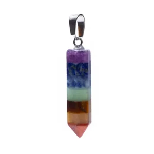 7 chakra edelsteenhanger - 3,5cm