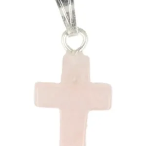 kruis hanger rozenkwarts